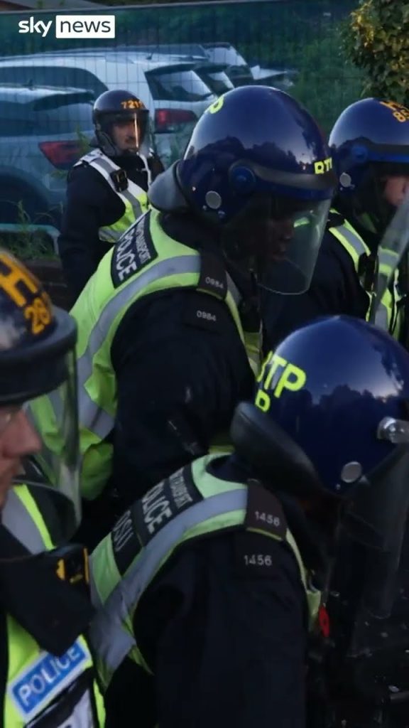 Police Detain Stabbing Victim; Protests Turn Violent